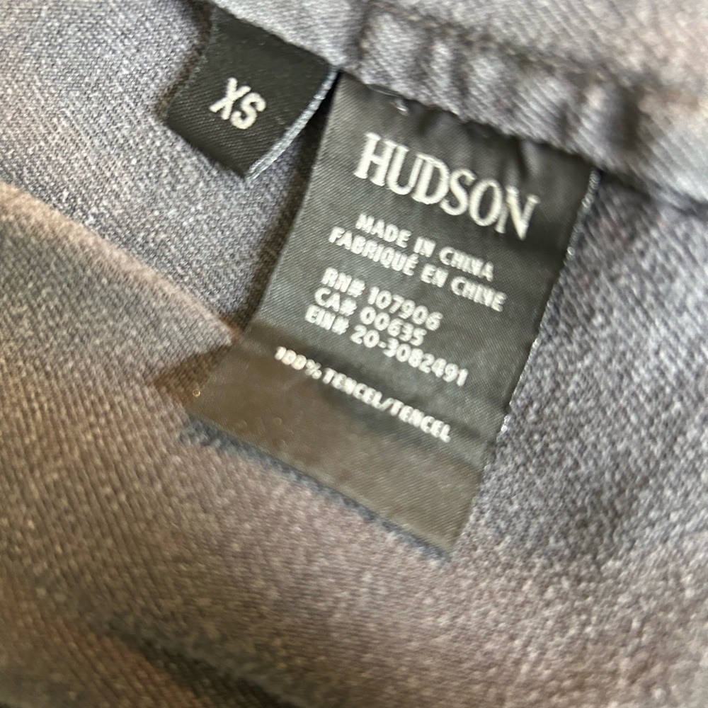 Hudson Womens Nova Varsity Jacket Eashed Black Fu… - image 7